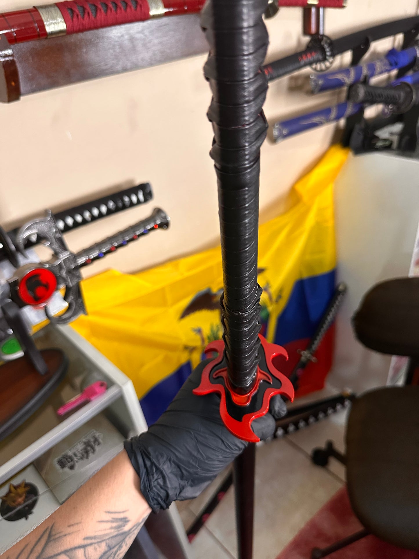 Katana De Metal de Tanjiro Kamado kimetsu no yaiba - Demon Slayer 2da versión