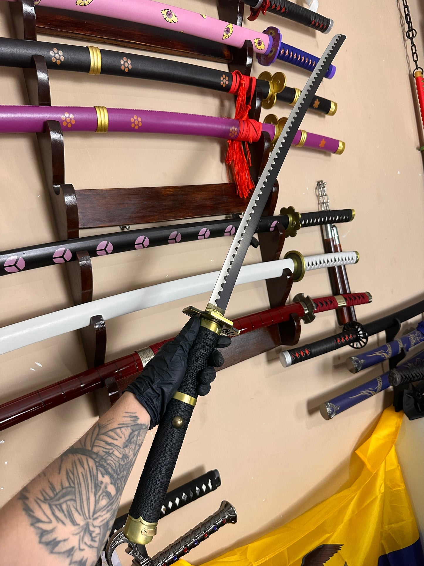 Katana Yubashiri Decorativa de Zoro de One Piece