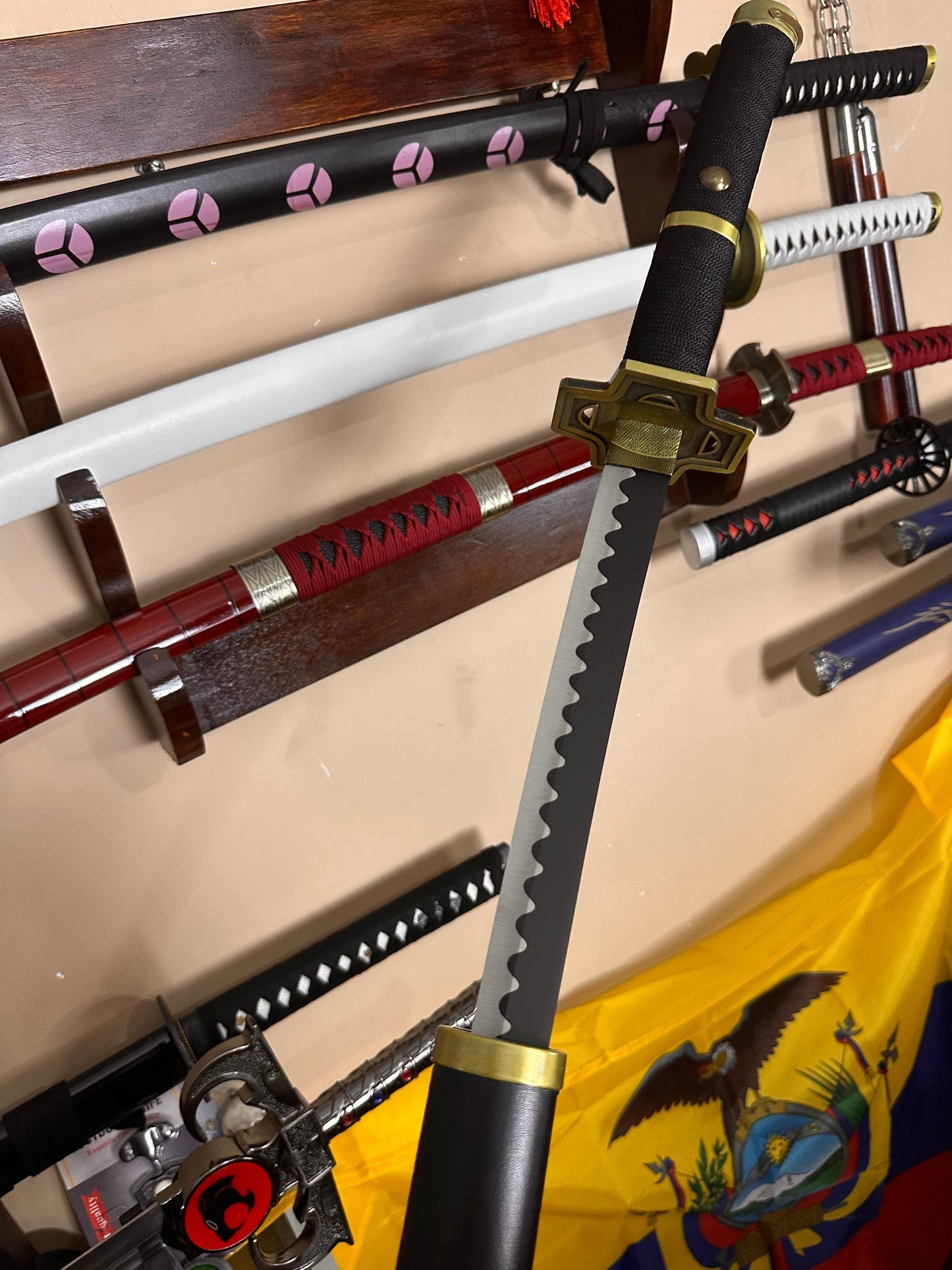 Katana Yubashiri Decorativa de Zoro de One Piece