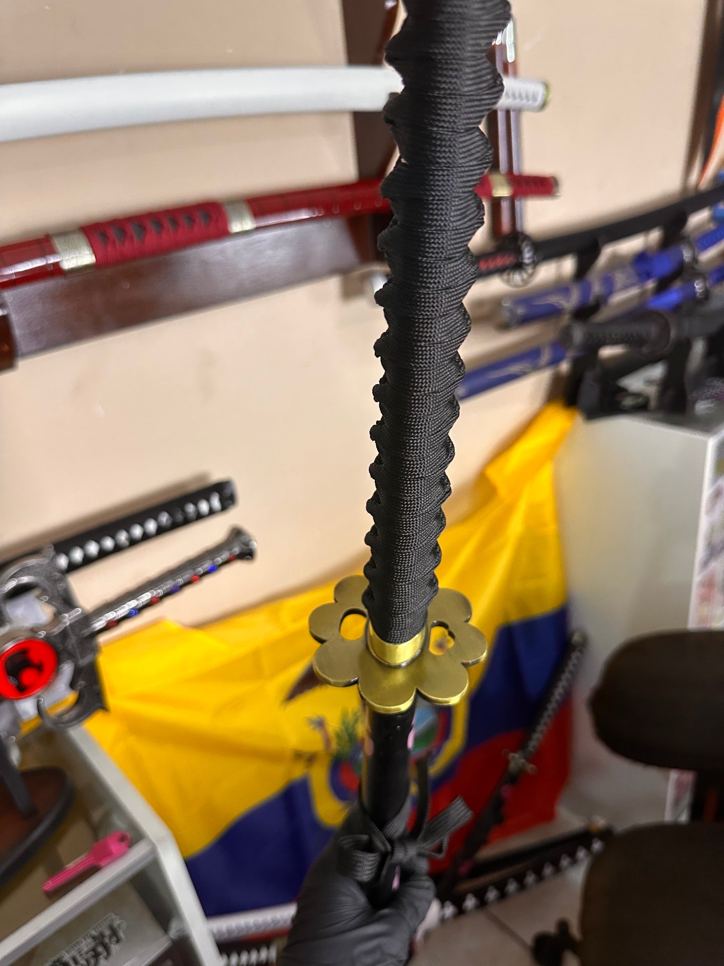 Katana de Zoro Shusui De Metal Decorativa de One Piece