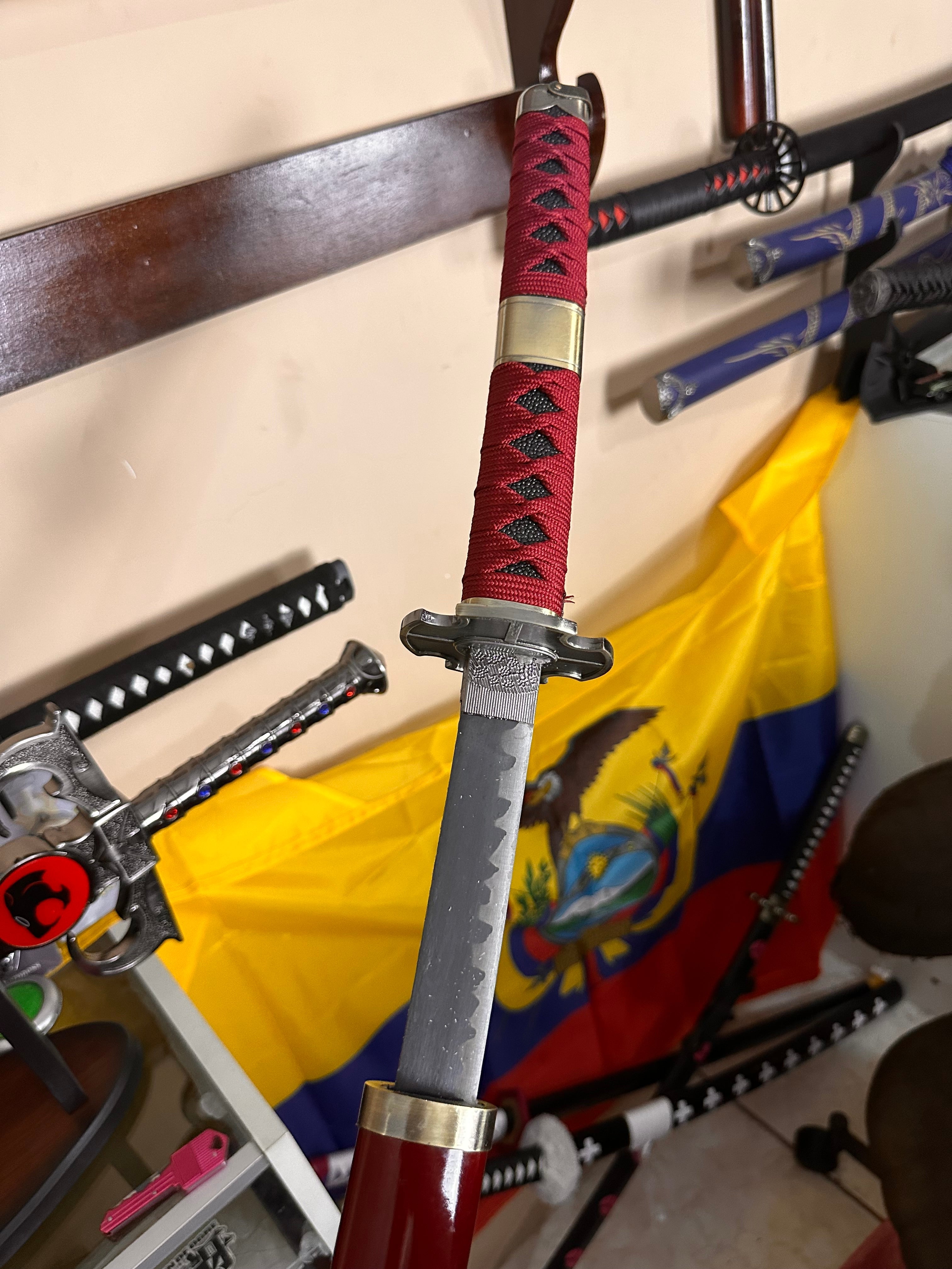 Katana Sandai Kitetsu Roronoa Zoro One Piece Decorativa