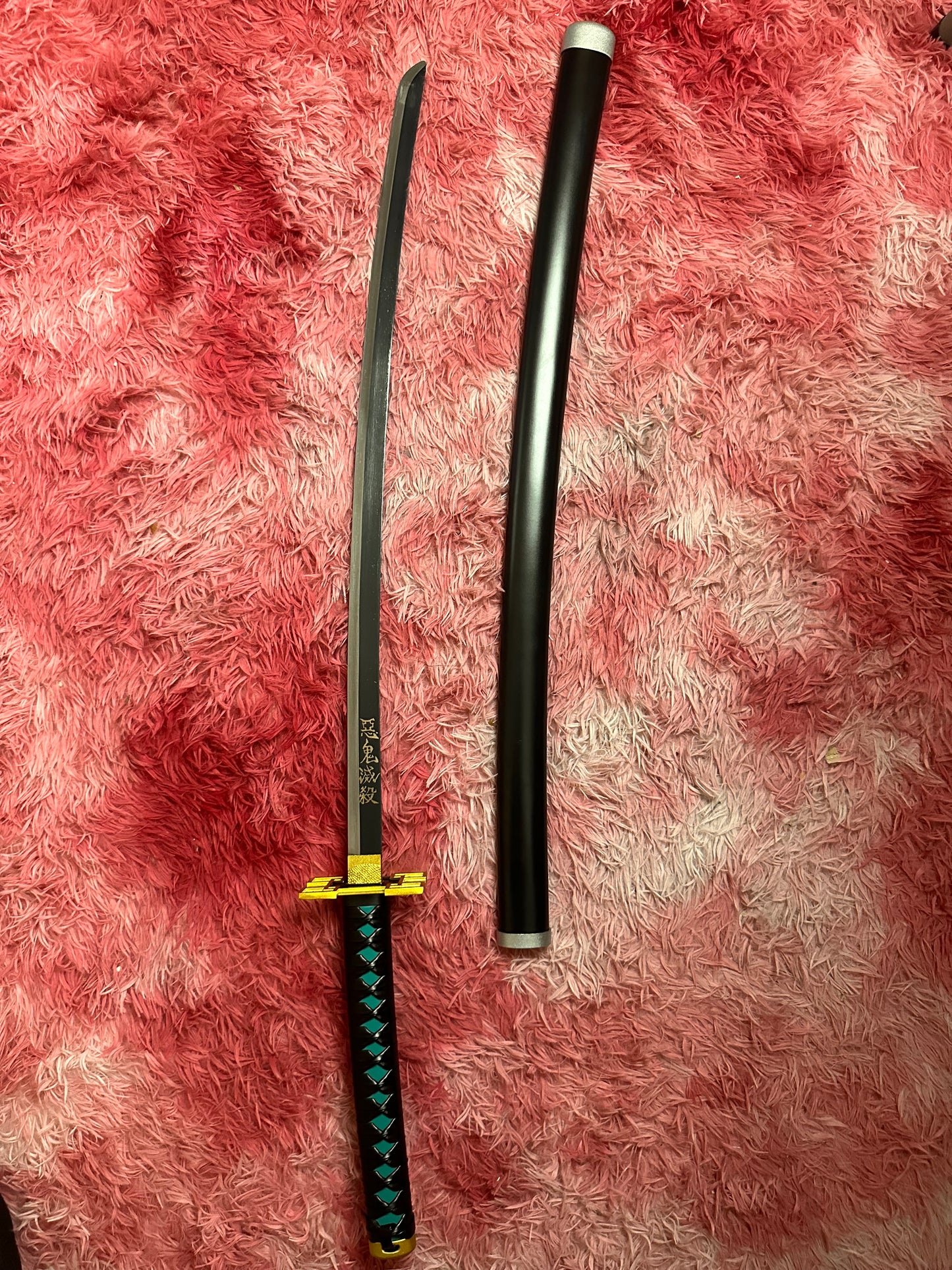 Katana De Metal Tokito Muichiro Kimetsu no Yaiba Demon Slayer - Alta Calidad