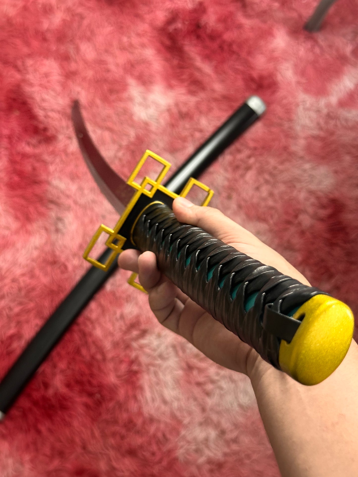 Katana De Metal Tokito Muichiro Kimetsu no Yaiba Demon Slayer - Alta Calidad