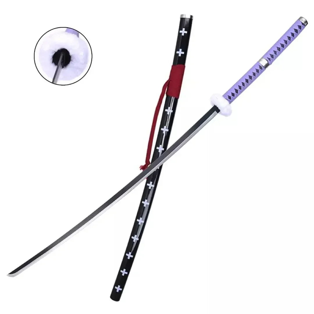 Katana Decorativa Trafalgar Law One Piece morada 2da Version