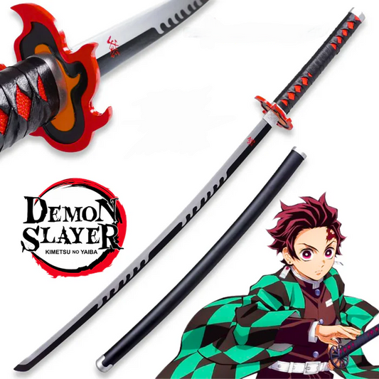 Katana De Metal de Tanjiro Kamado kimetsu no yaiba - Demon Slayer 2da versión