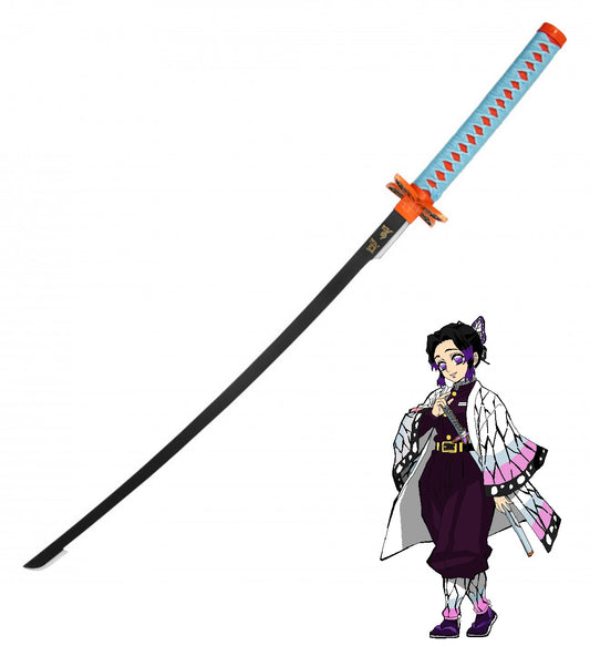 Katana De Metal Decorativa de Kocho Shinobu - Acero Kimetsu no Yaiba - Demon Slayer